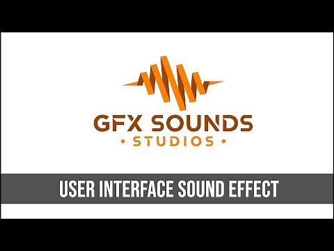 User Interface Sound Effect