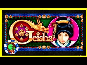 🎥⛩️GEISHA Slot Machine/ Free Games Won in the Night💲10cts💲