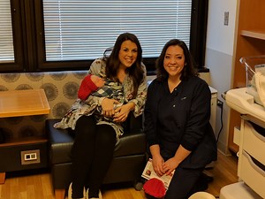 Nurse knits newborn hats educating families about heart disease