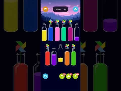 Ball Sort Master Level 132- 135 Walkthrough Solution