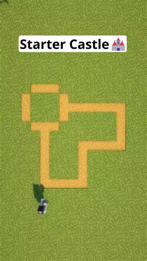 counting on Instagram: "Minecraft Starter Castle🏰 #minecraft #minecrafttutorial #minecraftbuilding"