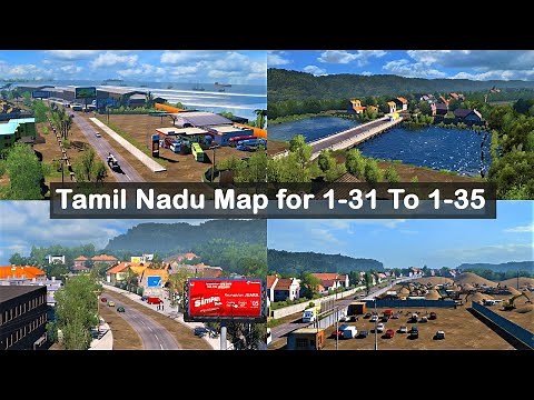 How to Active Tamil Nadu Map For 1.31 to 1.35 With Profile | Euro Truck simulator 2