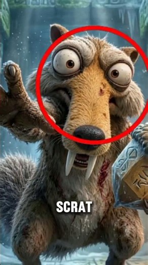 How Many Times Has Scrat Actually Died in Ice Age? 😳🐿️