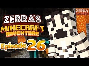 Zebra's Minecraft Adventure Part 26 - Diamonds and Enchanting!