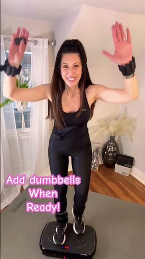 Vibration Plate Workout for Tone & Balance #vibrationplateexercises #vibrationplateworkout #toner