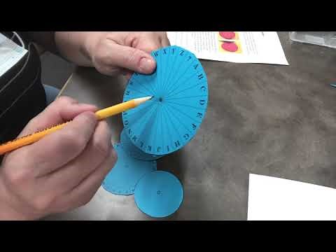 Spy Decoder Wheel tutorial