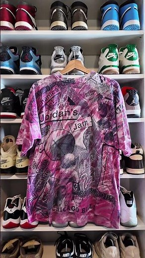 Day 27 of showing my entire vintage Michael Jordan t-shirt collection! #fashion #tshirt #jordan