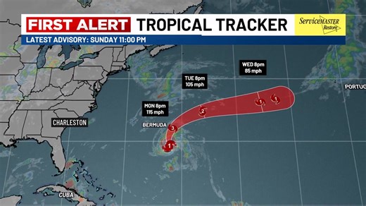 FIRST ALERT// Hurricane Gabrielle is over the middle of the Atlantic and no threat. This storm will stay out to sea thankfully. Two other areas we are watching with a 30% and 60% chance to develop, but still days off to watch. We will keep you posted. | Bill Walsh - Live 5 News