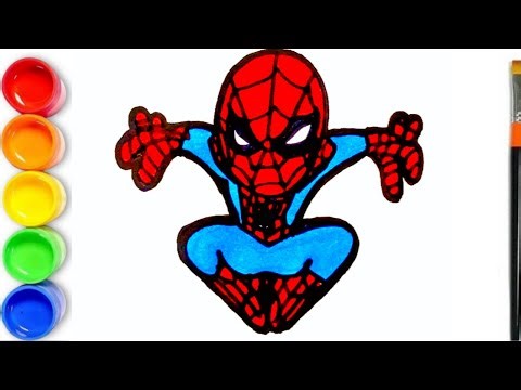 🔴 Spiderman Drawing and Coloring | Spiderman