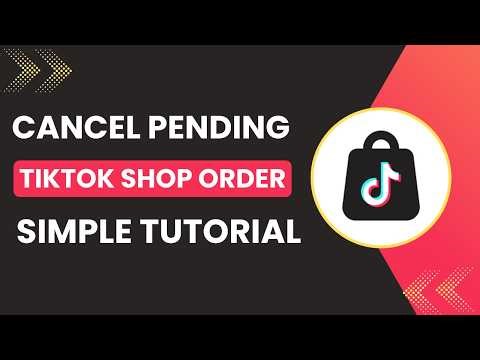 How to cancel pending TikTok Shop order
