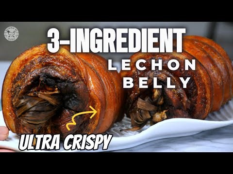 EASY 3-Ingredient Lechon Belly: Secret to ULTRA CRISPY Skin