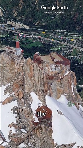 French Alps World's Highest Vertical Ascent Cable Car, Aiguille Du Midi, #travel #france #chamonix