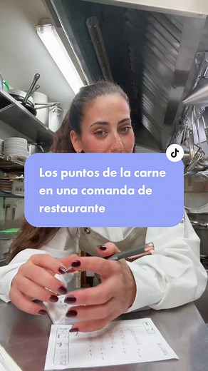 Cómo marcar los puntos de la carne en una comanda