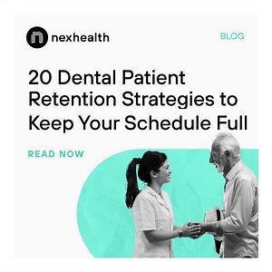 Acquiring a new customer can cost at least 5x more than retaining an existing patient, and that's why you need an effective plan to keep patients coming back. Learn 20 strategies to improve dental patient retention and how to measure your success in article: https://www.nexhealth.com/resources/dental-retention-strategies?utm_source=facebook&utm_medium=social | NexHealth | Facebook