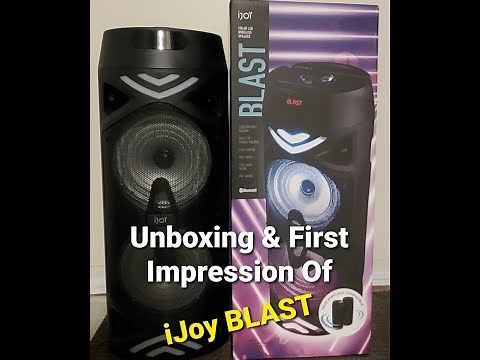 Unboxing & First Impression Of iJoy BLAST BT Speaker