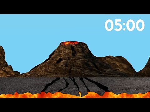 5 Minute Timer - Volcano Timer
