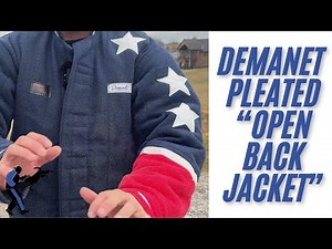 Demanet Pleated "Open Back Jacket"