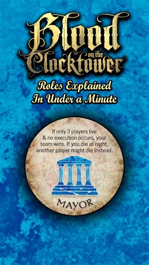 Mayor EXPLAINED in under a minute | Blood on the Clocktower