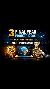 3 AI Projects That Will Impress Your Professor 🤯#finalyearproject #AIprojects #coding