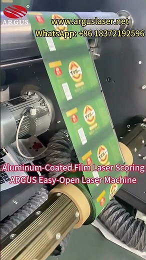 Aluminum-Coated Film Easy-Open Laser Scoring | ARGUS LASER