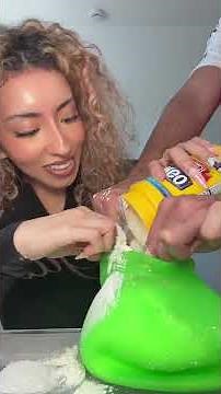 Making cornstarch squishy
