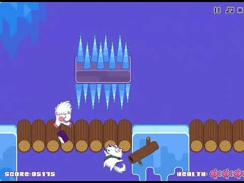 Snow Drift (Nitrome) - Complete Walkthrough (All Levels, No Deaths)