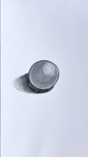 Satisfying 3D Sphere Shading Drawing ✨ Relaxing Pencil Art #art #drawing