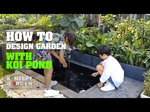 How to design garden with fish pond? | Fish pond design ideas