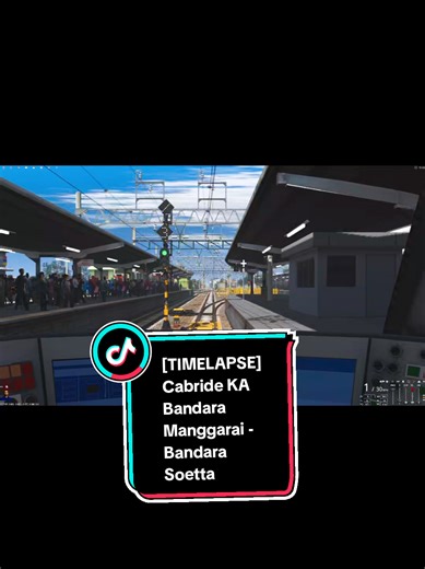 Timelapse Kereta Bandara Manggarai ke Soetta