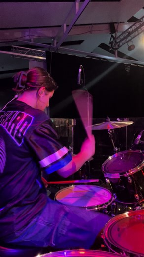 first post ahhh anyways here's me drumming at church with new tom's and a sexy mix in the ears. MORE TO COME!! #drums #drumming #girldrummer #wtf