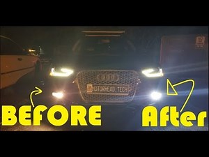 Easy Install: Audi A4 LED H11 Fog Lights Upgrades on B8.5 & B8