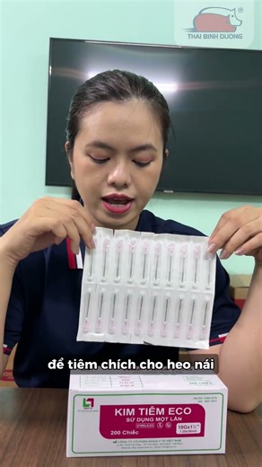 KIM TIÊM NHỰA ECO MPV DÙNG MỘT LẦN CHO HEO NÁI #kimtiem #kimtiemnhua