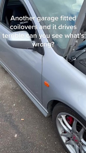 Identifying Issues with a Honda Integra DC5 After Coilovers Fitting