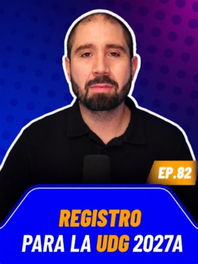 Ep. 83 Registro UDG 2027A. El día de hoy, 1 de septiembre se abrió la convocatoria para el registro a nivel licenciatura para el calendario 2027A de la UDG. Conoce todos los detalles, infórmate y sigue los pasos para que te registres éxitosamente. #unx #udg #examen #admision #universidad
