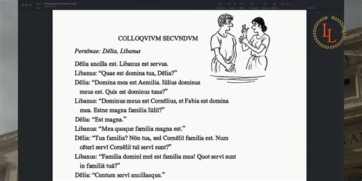 Latin For Beginners: Lesson 08