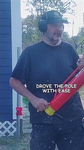 THIS FENCE POST DRIVER IS REALLY AWESOME !!!