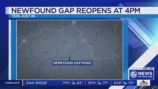 Newfound Gap road reopens