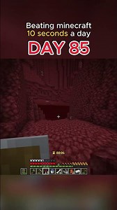 Beating Minecraft 10 Seconds a Day (Day 85) ⏱️ #minecraft