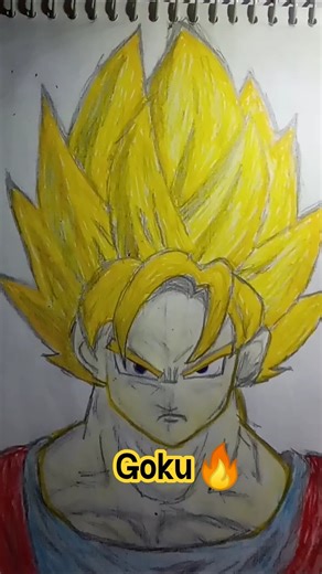 goku drowning ❤️#anime #drowing #goku