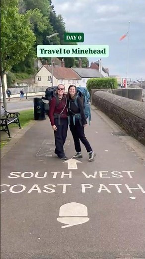 South West Coast Path Day 0 - Travel to Minehead. #swcp #hiking #uktravel #longdistancewalking