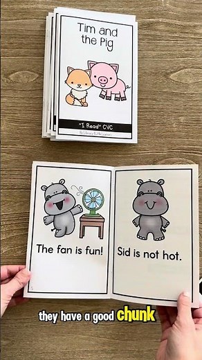 CVC Decodable Books for Early Readers