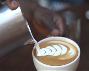 20 reactions · 7 comments | The coffee art displayed here is a variation on the heart design. It's become a favourite not only in barista latte art competitions but also as an elegant flourish atop Cappuccinos. Who can tell us the name of the coffee art? #JavaLove | Java House | Facebook