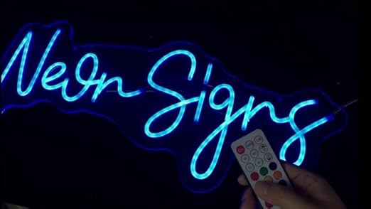 color change RGB custom neon sign, remote control neon signs
