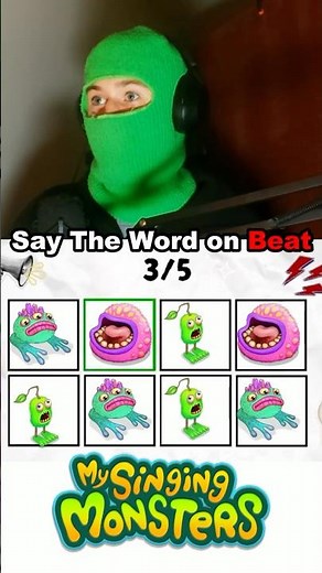 Say The Word On Beat My Singing Monsters #mysingingmonsters #msm #saythewordonbeat #onbeatchallenge