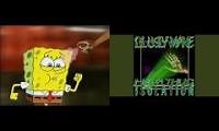 Mix of 2 videos from youtube : spongebob & patrick - getting high