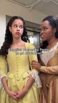 Peggy's shouting in the square.