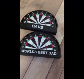 Customisable Personalised Dart Holder 9 Darts | Personalised Dart Stand | Dartboard Desk Display | Gift for Dart Player | - Etsy