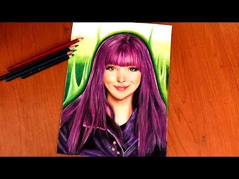 Drawing Mal from Descendants 2