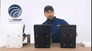 Five Oceans Adjustable Outboard Motor Bracket, Black 20 Hp FO-4204-FM