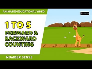 Learn Forward & Backward Counting from 1 to 5 | Counting | Number Sense | TicTacLearn